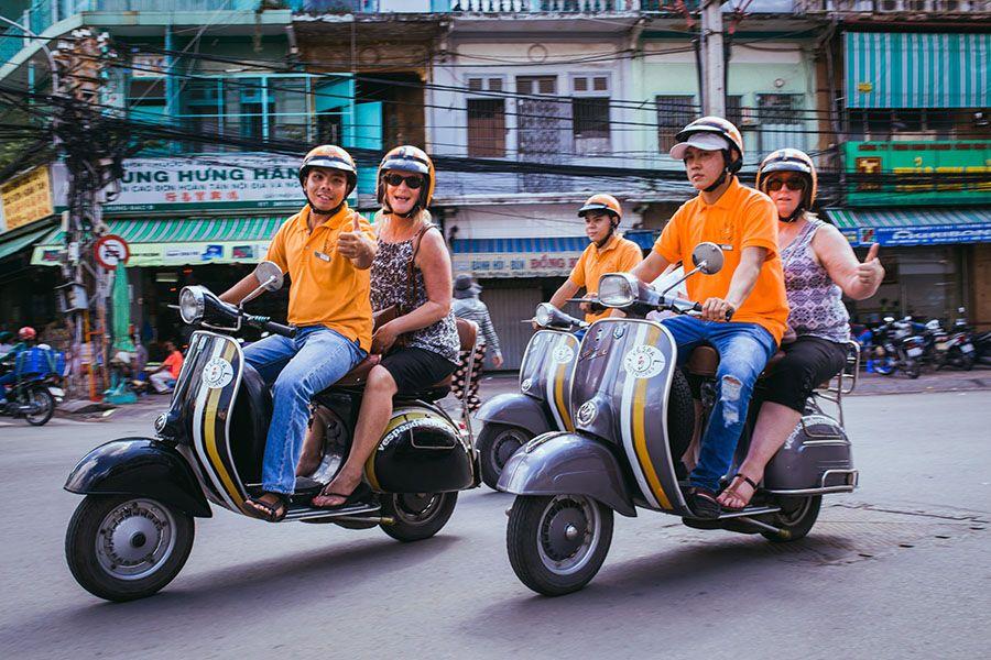Saigon Vespa Adventures & Street Eats 