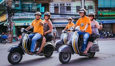 Saigon Vespa Adventures & Street Eats 
